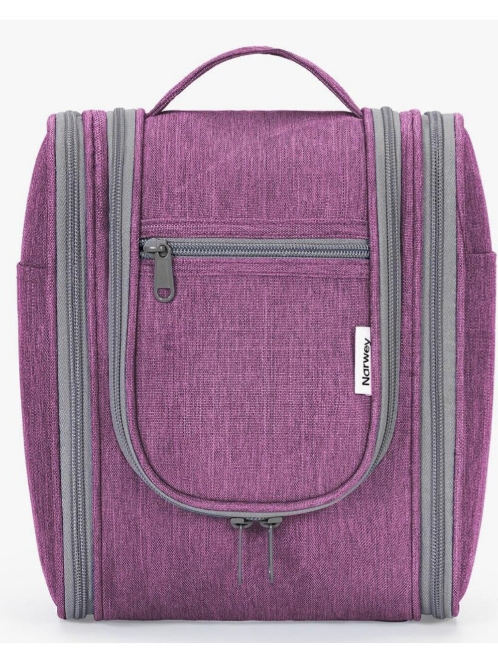 Purple Hanging Travel Toiletry Bag Makeup Organizer